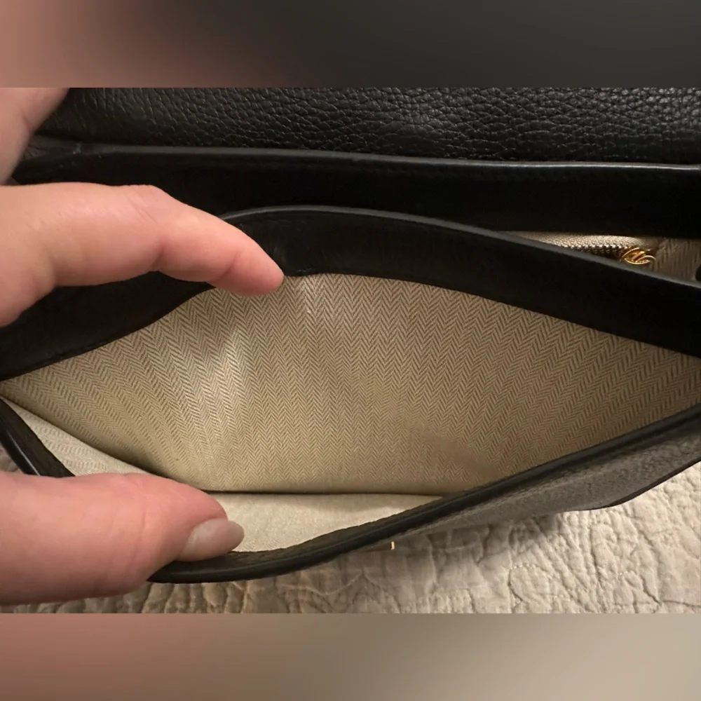 Tory Burch Black Leather Crossbody Bag - Picture 6 of 11